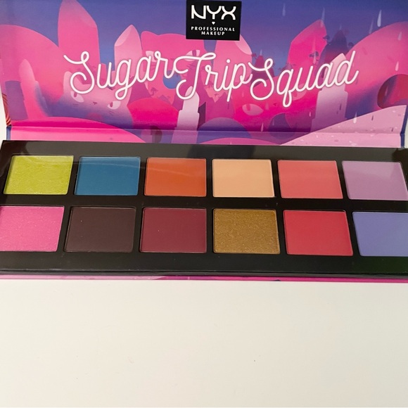 NYX Sugar Trip Squad Shadow Palette 12 Shades - Picture 9 of 14